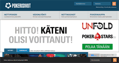 Desktop Screenshot of pokerisivut.com
